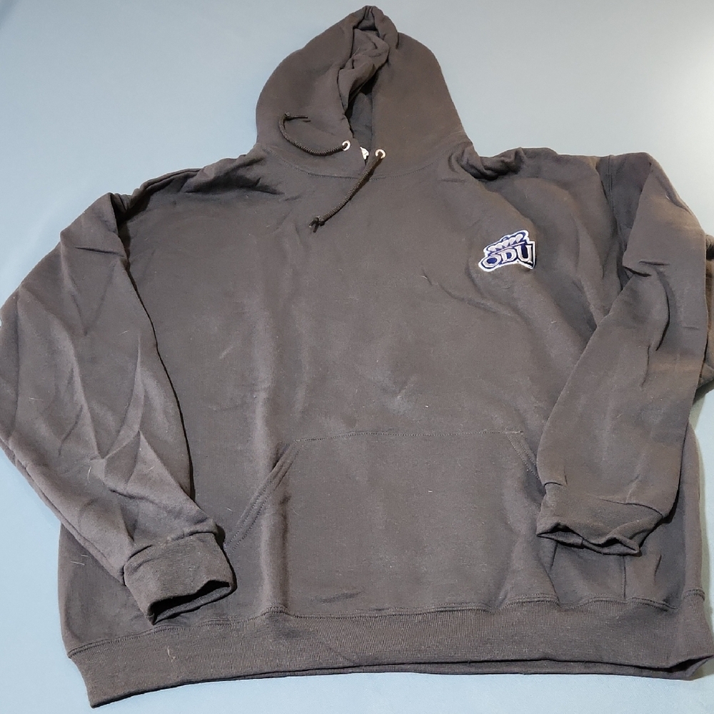 Old Dominion University Charcoal Hoodie with Embroidered Logo